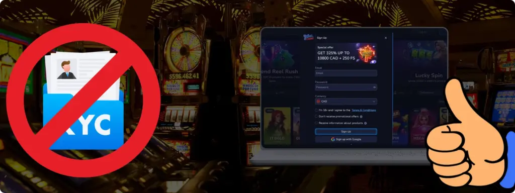 What is a no KYC casino explained